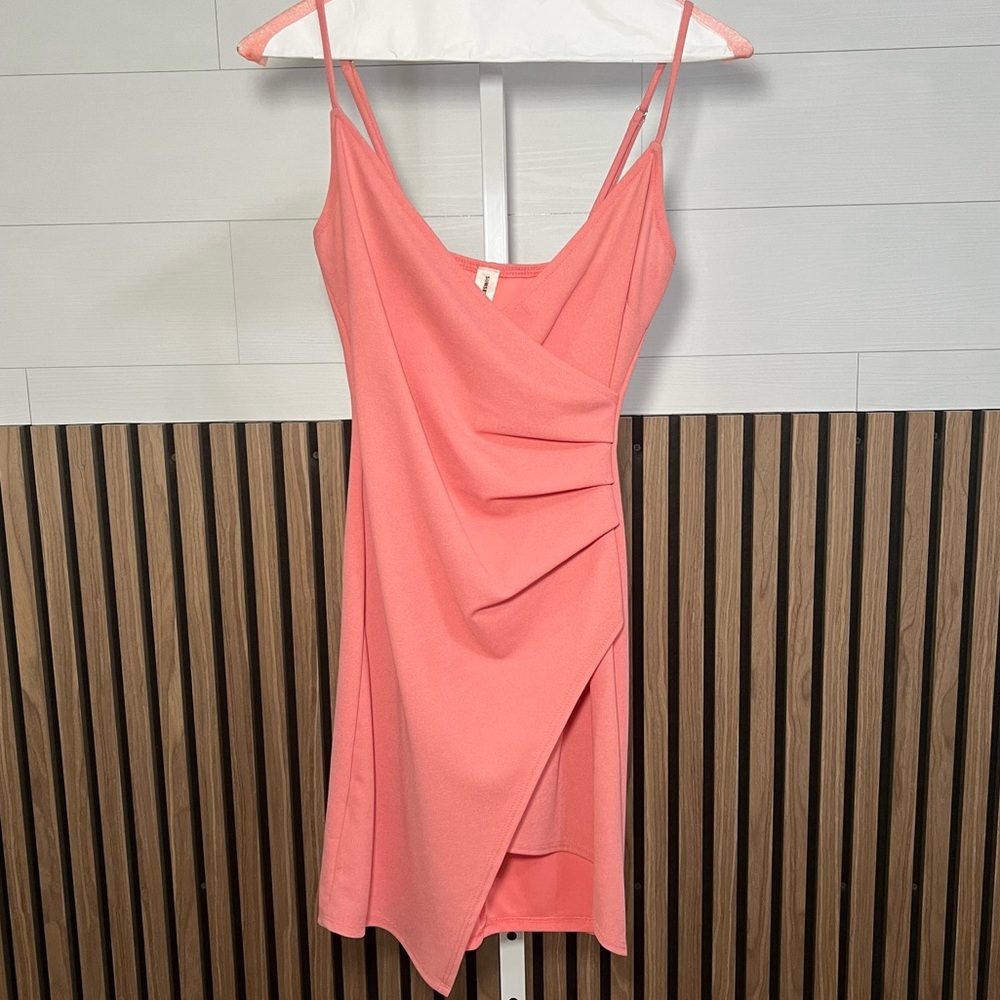 Sunset + Spring Coral Dress